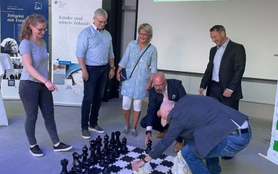 Schulung für Kinder-Schach-Pilotprojekt bei DRH