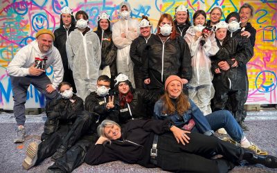 Manchmal braucht es nur eine Fläche und etwas Farbe, um Gedanken sichtbar zu machen